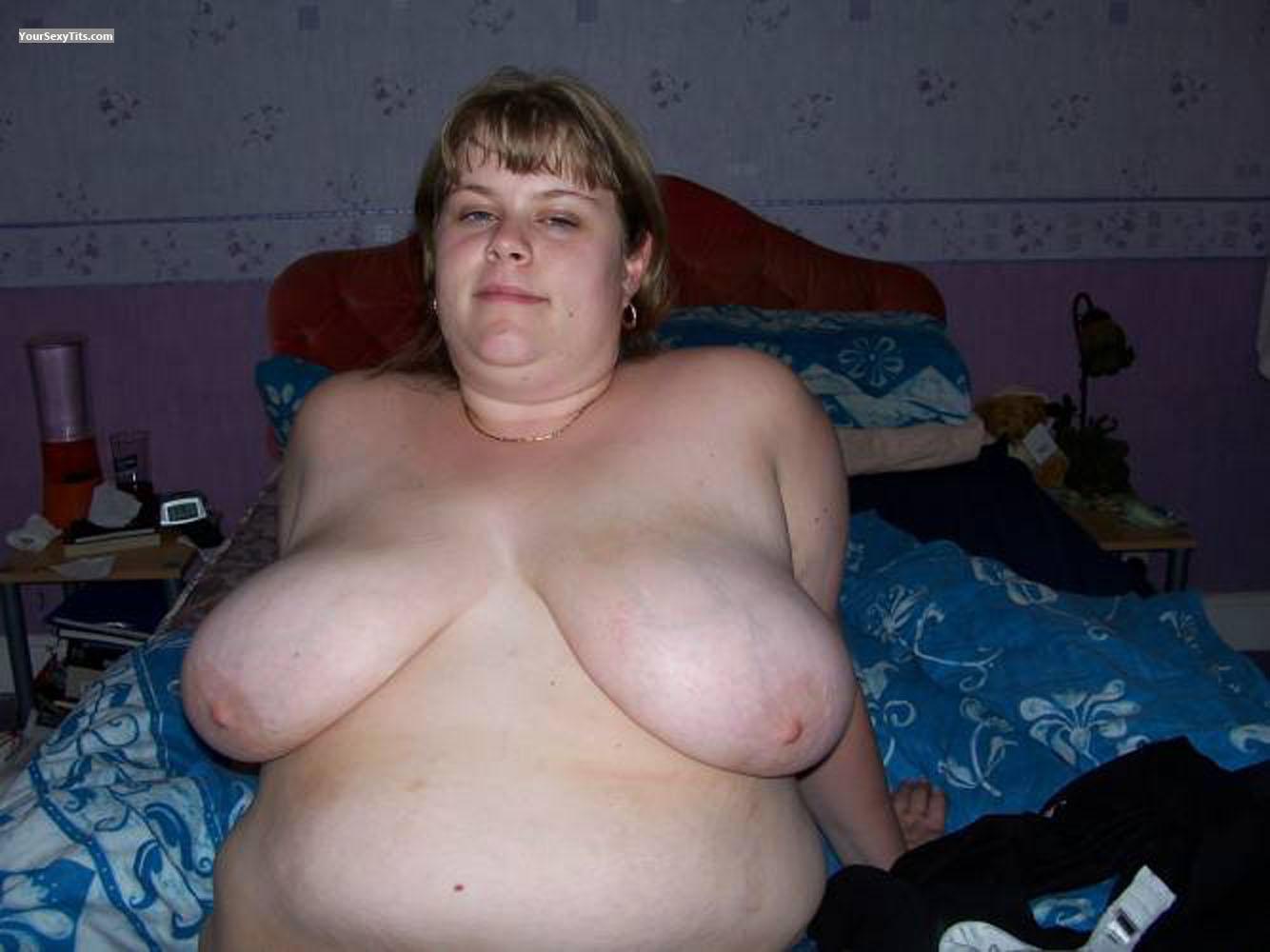 Tit Flash: My Big Tits - Topless Samantha from United Kingdom